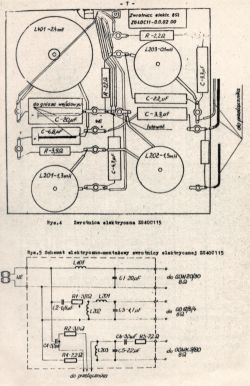 Zwrotnica do Tonsil ZG40C/201 - jaki schemat i parametry cewek?