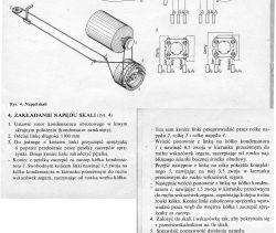 Jak założyć sznurek regulacji w radiu Unitra Lena 2 - szukam schematu
