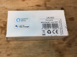 LXU402 relay box with description and barcode
