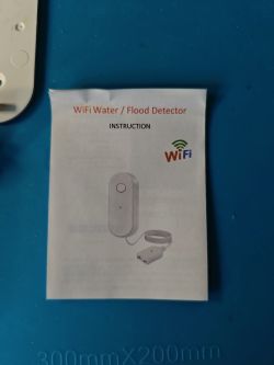 WiFi flood detector instruction manual