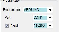 Przenoszenie projektu z arduino na płytkę stykową