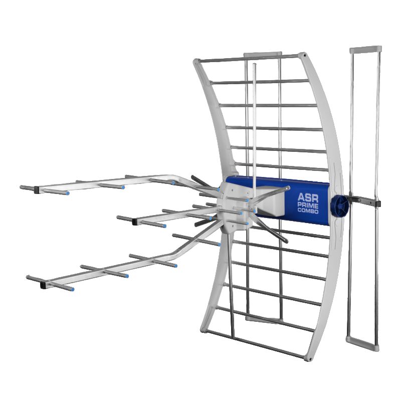 ASR Prime Combo Außen-TV-Antenne mit Gitter- und Richt-Elementen