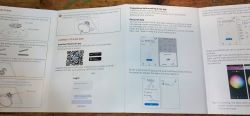 User manual for Tuya RGBCW 30W ceiling light.