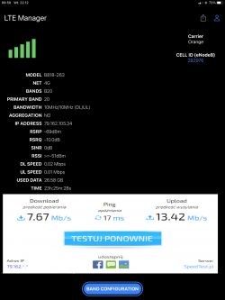 Huawei B818 Router: Band Aggregation Details for LTE 800, 1800, 2100 & 2600 Bands
