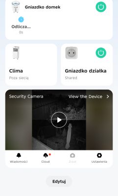 Tuya - jak przywrócić ikonę kamery zamiast odtwarzacza po ponownym dodaniu?