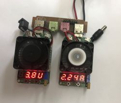 [Thermal imaging] Internal view and test of the YSDS-60-5 4.5 A 22.5 W 5 V DIN rail power supply