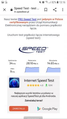 Huawei B315s-22 w Inowrocławiu - niska prędkość internetu LTE