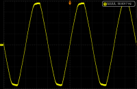 Tygodniowy pomiar częstotliwości napięcia sieciowego - eksperyment.