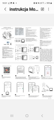 Instrukcja obsługi modułu bezprzewodowego WiFi TUYA.