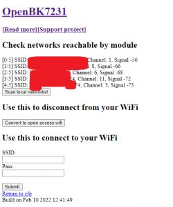 [BK7231T] My HTTP server, configurator, MQTT support from Home Assistant