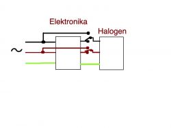 Podłączenie halogenu do 2-biegunowego włącznika z czujnikami ruchu i zmierzchu: Schemat działania