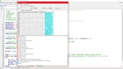 Zrzut ekranu z BASCOM-AVR IDE z otwartym projektem i oknem programatora MCS UPDI pokazującym błędy połączenia.