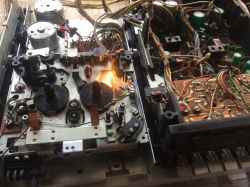Magnetofon MDS432 - brak docisku rolki, nie dochodzi głowica Magnetofon MDS432 - brak docisku rolki, nie dochodzi głowica