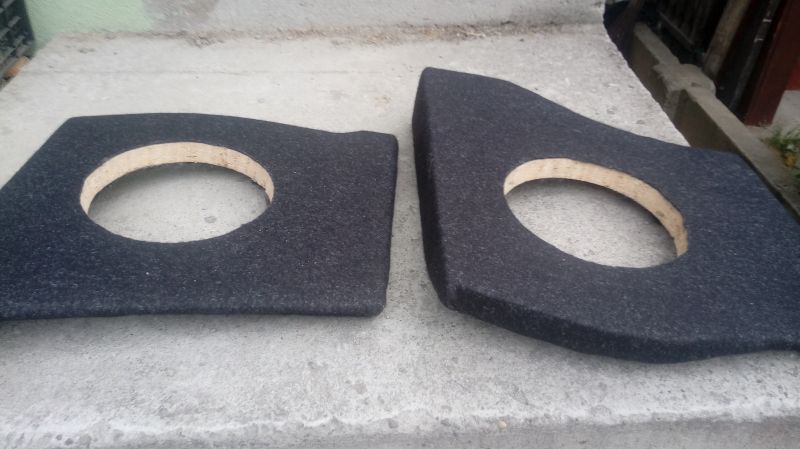 Skoda Fabia 1 kombi - Montaż głośników 25 cm w boczkach, brak skrzynek