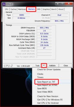 Różne częstotliwości kości RAM Patriot Viper Steel 8GB na płycie Gigabyte b460 hd3
