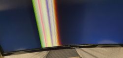 Samsung/C27F398FWU - Wędrujące pasy na ekranie, awaria softu czy problem z płytą główną?