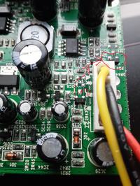 Movie Cube Q120 - identyfikacja spalonego elementu SMD przy zasilaniu dysku