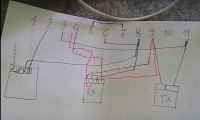 Photocells do not stop the gate, Faac 740D + Connection diagram