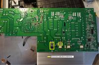 Siemens EH787502/09 - Niesprawne pola indukcyjne z lewej strony
