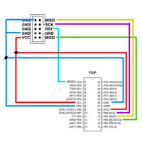 Podłączenie programatora z mikrokontrolerem - co robię źle?