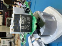 XT-BL02 module with resistor on power plug PCB with energy meter