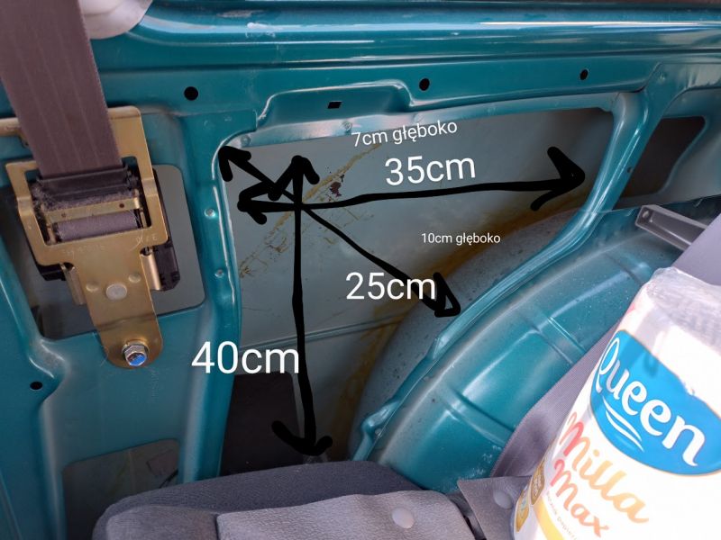 Montaż głośników niskotonowych w nadkolu Swifta gen 2 - porady