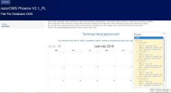 JS, PHP - terminarz Fullcalendar - nie wyświetla danych z tabeli w razorCMS