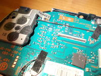 PSP Fat - Zielona dioda miga i konsola się wyłącza, brak elementów SMD