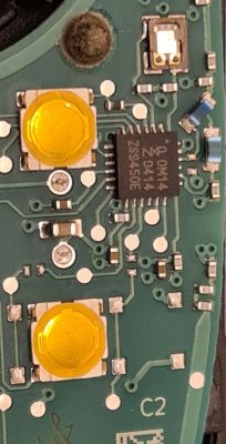 Kluczyk do Citroëna C3 wersja z włączaniem świateł