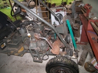 Jak przerobić Citroena Saxo 1.1 na mini ciągnik 4x4 z wstecznym?