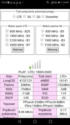 Jak namierzyć BTS Play eNBID 16899 i inne w okolicy?