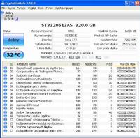 Czy dysk Seagate 320GB z ostrzeżeniami SMART jest bezpieczny w użyciu?