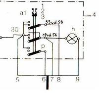 Przełącznik 3-pozycyjny do ogrzewania Webasto Sirocco 211 w Trabancie