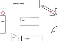 Ustawienie kolumn Alton 110 oraz Polaris 200 w pomieszczeniu 24m2.