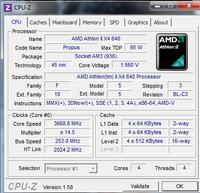 Podkręcanie Athlona II x4 640, prośba o sugestie