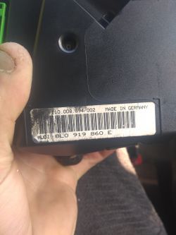 Nie działa licznik prędkości w Audi A3 8l 1.8T AGU 2000r.