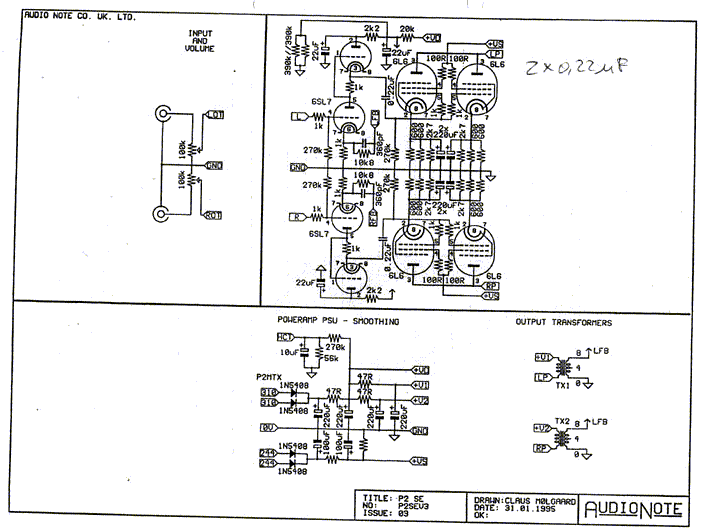Audio Note Amplifier Construction: DIY AN Oto SE Project with EL-84 Parallel S Configurations