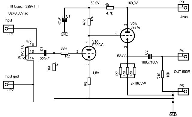 Lampowy wzmacniacz słuchawkowy teraz mam elektroda.pl słuchawkowy wzmacniacz lampowy schemat