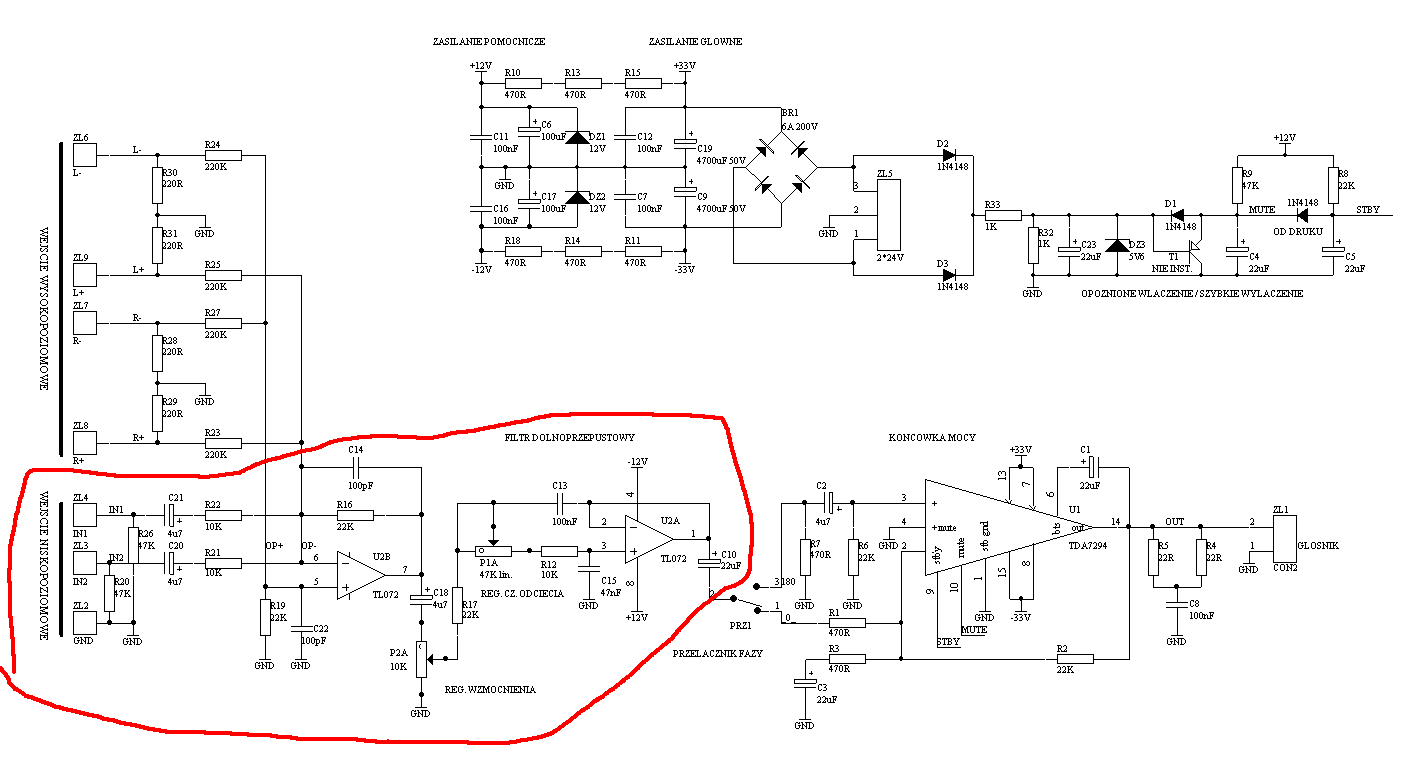 Тда 7294 схема подключения