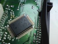 Technics SL-PG590 - dziwny wygląd procesora za wyświetlaczem CD