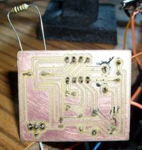 Regulator PWM na NE555 -działa,ale mocno grzeje się rezystor