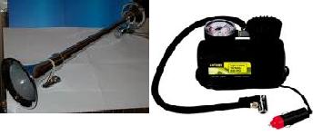 Instalacja fanfary pneumatycznej w samochodzie osobowym