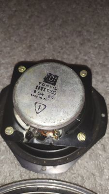 Zakładanie kabelków do kolumn głośnikowych UNITRA Tonsil Zg 30c / 115 - brakujący przełącznik