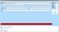 Screenshot of a microcontroller programming tool with an error message list index out of range.