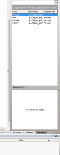 [Altium Designer Summer 09] - Brakujące pola w menu Libraries