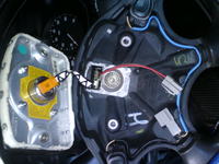 Demontaż poduszki powietrznej z kierownicy RENAULT MEGANE 96r