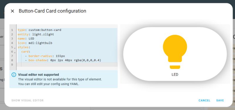 Home Assistant Community Store and Button-Card tutorial – custom buttons on the HA dashboard