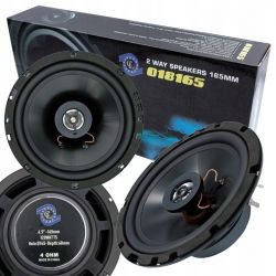 Głośniki samochodowe 2-drożne 165 mm wraz z pudełkiem.