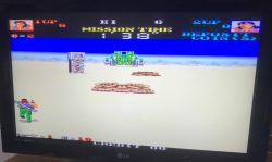 Minitest and interior presentation - retro M8 console/emulator with two pads, RetroArch