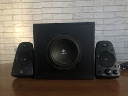Logitech Z623 400W - pęknięta membrana, poszukiwany serwis, średnica zawieszenia